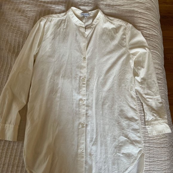 James Perse Long Sleeve Button Front Tunic - 1 - Picture 8 of 16